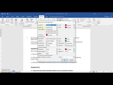 Troubleshooting Track Changes in Word 2016