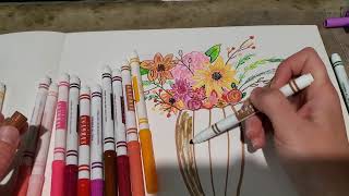 ASMR - Drawing You a Bouquet of Flowers 💐(Whispered)