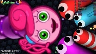 slither.io LUCKY . slitherio Gameplay video . snake funny  game . wormate fast Moments . OMG. #1 ios