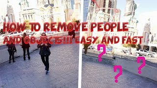 HOW TO REMOVE PEOPLE FROM PHOTOS! HOW TO USE CONTENT AWARE FILL/CLONE STAMP PHOTOSHOP! CAM RON UN #7