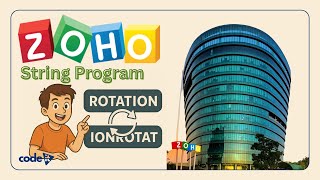 Zoho Program Recently Asked 🔥| String Rotation Check | Code it Tamil