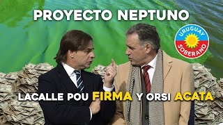 LACALLE POU FIRMA Y ORSI ACATA // Proyecto ARAZATÍ NEPTUNO