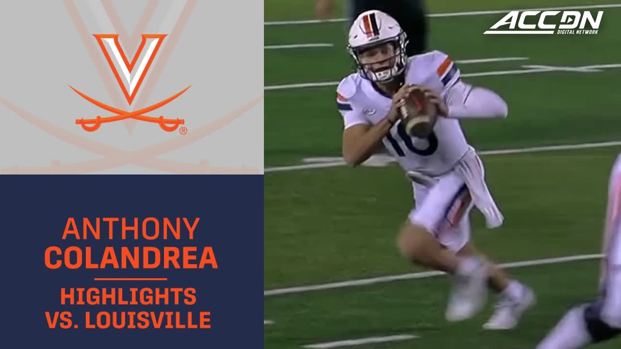 Anthony Colandrea Shines In Primetime For Virginia - YouTube