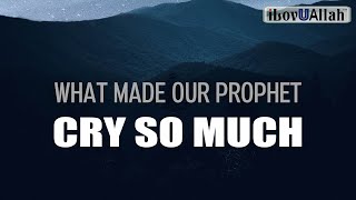 WHAT MADE OUR PROPHET CRY SO MUCH