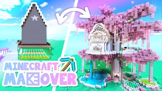 💙Treehouse Transformation! Minecraft Makeover Ep.8