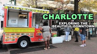 CHARLOTTE, North Carolina - Exploring The Beautiful Downtown (Touring The USA)