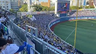 六甲おろし 合唱 阪神タイガースの歌 横浜DeNAベイスターズ 横浜スタジアム 阪神タイガース 2022年10月10日 応援席 応援団 レフトスタンド 左翼席 クライマックスシリーズ