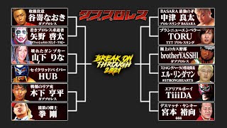 ダブプロレス「BREAK ON THROUGH2021」4月5.6日　梅田TRAD