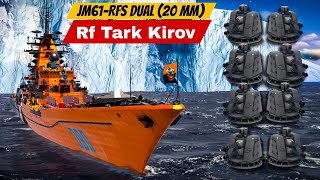 8×JM61-RFS Dual (20 mm) Airdefence Equipped With Rf Tark Kirov #modernwarships