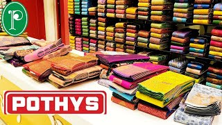 Pothys Pure Cotton Saree Kanchi Chettinad Karishma jaipur Soft cotton saree collection