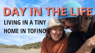 Living in a Shuttle Bus in Tofino | Talking to Our Future Selves + Van Life Chores \u0026 Beach Walk