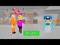 SECRET UPDATE | PRISONER FALL IN LOVE WITH BABY POLICE GIRL? SCARY OBBY #roblox #scaryobby #obby