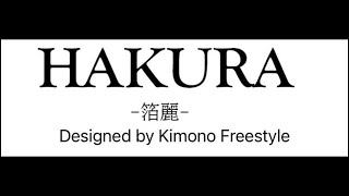 【2024】WBAJ✖︎OSAKA Walking Collection⁡／Kimono Freestyle箔麗〜HAKURA〜