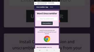 How to use the Unscrambler app. Very helpful and easy to use!