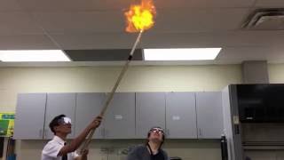 Methane Bubble Explosion