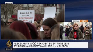 Protesti u Beogradu: Glumci i prosvjetni radnici se pridružili studentima