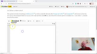Using Python 3 with Trinket