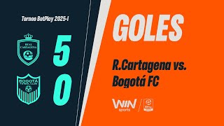 Real Cartagena vs. Bogotá FC (goles) | Torneo BetPlay Dimayor 2025-I | Fecha 2