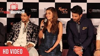 Alia Bhatt Valentine's Day Plan | Kapoor and Sons Trailer Launch