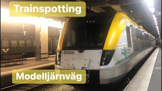 Modelljärnvägsmässan i Uppsala 2025 och lite trainspotting