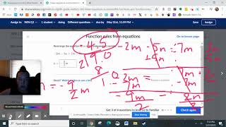 How to: Function Rules from Equations Khan Academy Quiz!