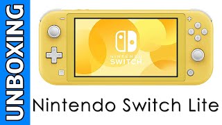 Nintendo Switch Lite Yellow Unboxing
