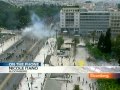 greek protesters clash with police as strike escalates video