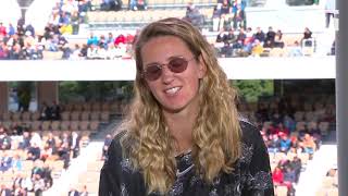 Victoria Azarenka: 2019 Roland Garros First Round Win Tennis Channel Interview