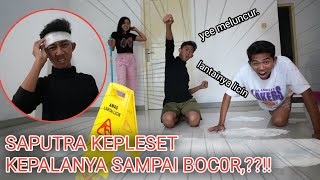 KESERUAN#72 | Main Perosotan Dirumah Saputra sampe Cel4ka??