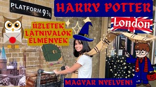 (HU) HARRY POTTER - 9 és 3/4 vágány, vajsör és MinaLima ház.  EREKLYE- és ÉLMÉNYGYŰJTÉS Londonban.