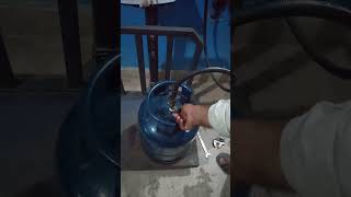 LPG cylinder gas filling