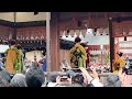 2 2 日 節分の京都 びっくり七人の舞妓さんの豆撒きと奉納舞踊 大賑わいの八坂神社【祇園東歌舞会 梅にも春 祇園小唄】