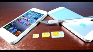 How To Cut Micro Sim \u0026 Make Nano Sim for iPhone 5 Free \u0026 Easy! Mini \u0026 MicroSim Convert to NanoSim