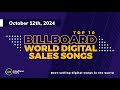 Billboard World Digital Song Sales Top 10 (October 12th, 2024)