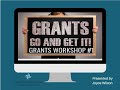 Grants Writing 101: Grant Writing 101