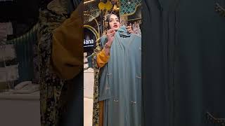 Dubai Inspired Zuum Handwork Abaya With Hijab