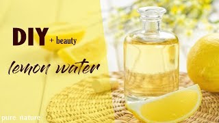 DIY LEMON TONER || FACE BRIGHTENER |