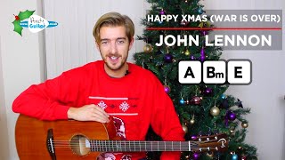 Happy Xmas (War Is Over) Guitar Lesson CHORDS - John Lennon