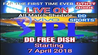 IPL Schedule 2018 Time Table / Watch IPL 2018 Live Star Sports & DD Sports - Full Guide 2018