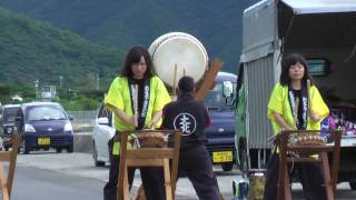 大島北高太鼓部の演奏１００７２５