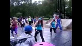 zumba at the park