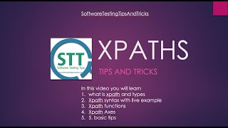 Xpath beginners tutorial - tips and tricks