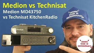 Kuchenne radio podwieszane - które lepiej gra Medion MD43750 vs Technisat KitchenRadio