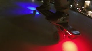 Metroboard Electric Longboard Night Ride / Light Saber Joust