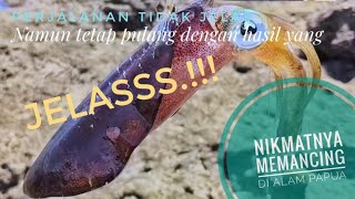 Nikmatnya memancing di Alam Papua || Sekali lempar bisa strike 3 ekor GT sekaligus