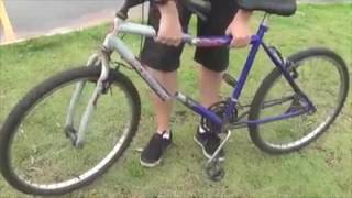 Stolen bike bicycle prank in Brazil