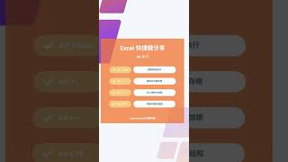 #Shorts #MicrosoftExcel #GoogleSheet 之 Alt 和 Shift 系列的快捷鍵功能！