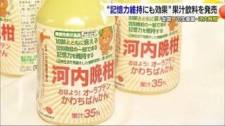 “中高年の記憶力維持”愛媛の“河内晩柑”使った飲料「機能性表示食品」に　発売を知事に報告【愛媛】 (24/06/24 18:55)