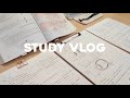 Study Vlog | study timelapse compilation with calm piano tracks | 1 hour study with me