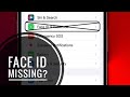 Face ID And Passcode Missing From Settings? Not Available?